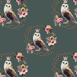 Cambridge Owl in Grey Green