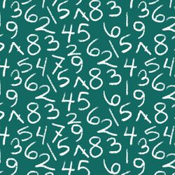 Tossed Numbers in Emerald