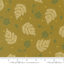Paisley Leaf in Olive