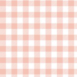 Medium Buffalo Plaid in Petal