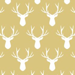 Stag Silhouette in Honey