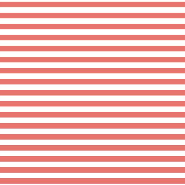 Horizontal Dress Stripe in Living Coral