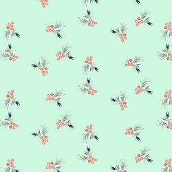 Holiday Berry in Bright Mint