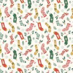 Little Christmas Stockings in Happy