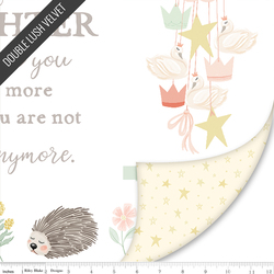 It's a Girl and It's a Boy Double Lush Velvet Panel