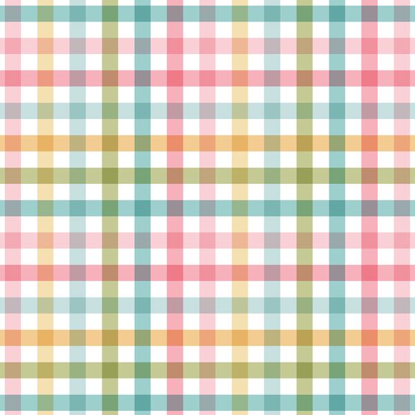 Plaid in Jellybean