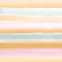 Watercolor Stripe in Sunset