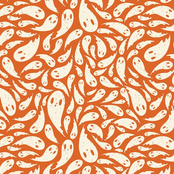 Ghostly Gaze in Chrysanthemum Orange