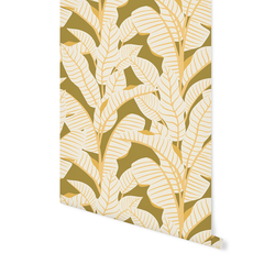 Playful Palms in Olive