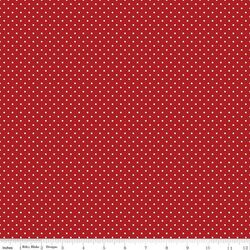 Swiss Dot in Barn Red