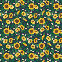 Sunflower Fields in Navy