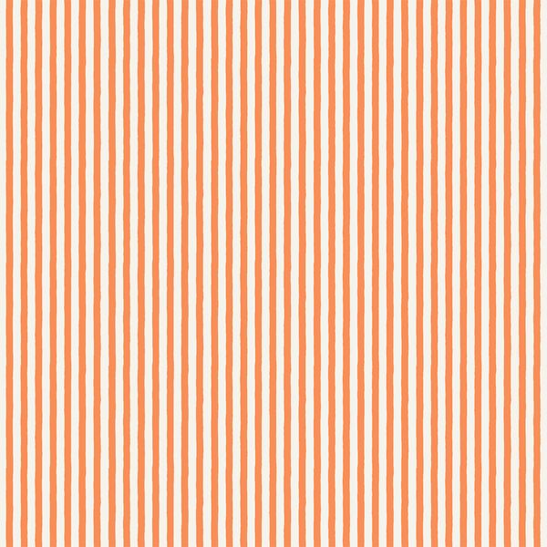 Striped Streamers in Tangerine