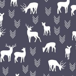 Deer Silhouette in Ink
