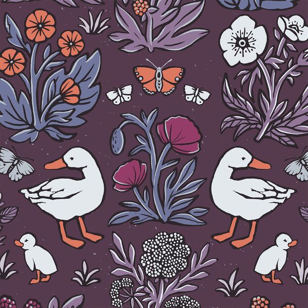 Large Fanciful Fauna in Zinnia
