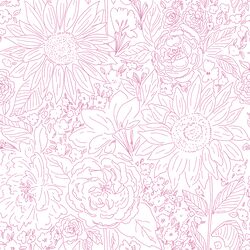 Paperie in Petunia on White
