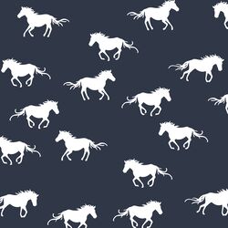 Horse Silhouette in Eclipse