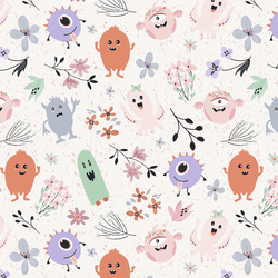Garden Monsters in Cloud