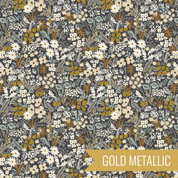 Meadow in Grey Multi Metallic