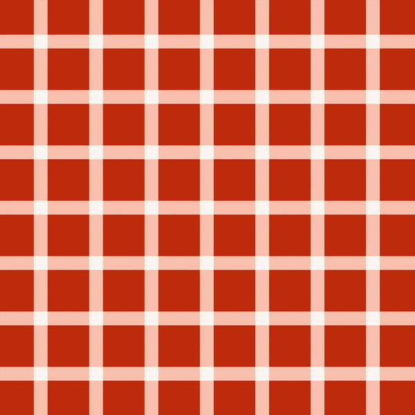 Plaid in Ornament Red