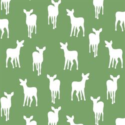 Fawn Silhouette in Pistachio