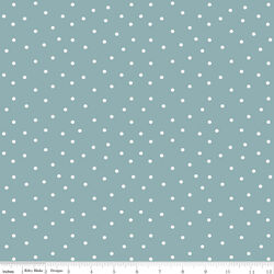 Dots in Dusty Blue