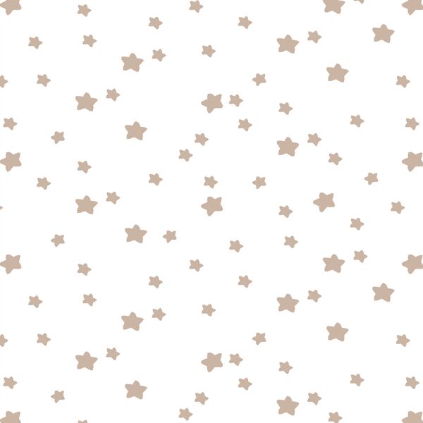 Star Light in Sand on White