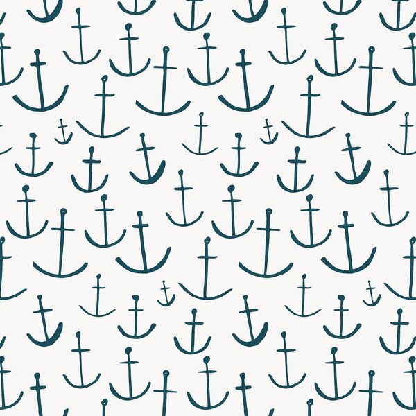 Anchors in Atlantic Blue