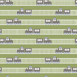 Trains in Grass