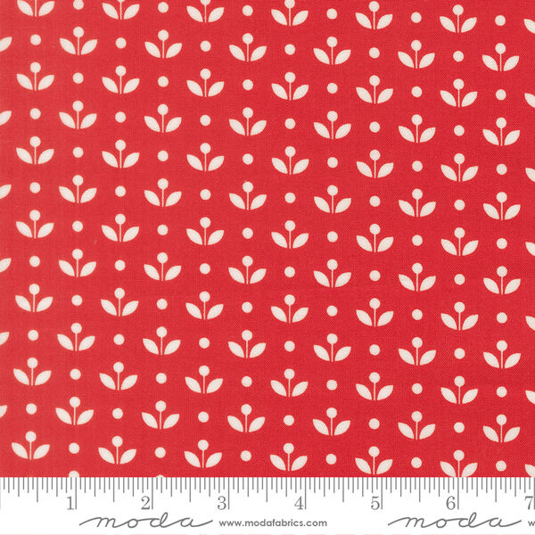 Mayfair Ditsy in Red