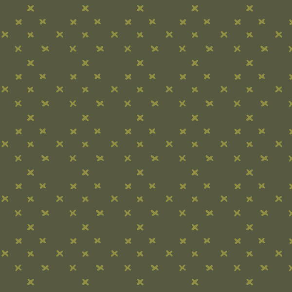 Criss-Cross Diamonds in Dark Green