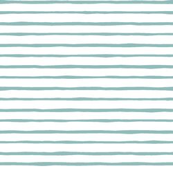 Artisan Stripe in Pool on White
