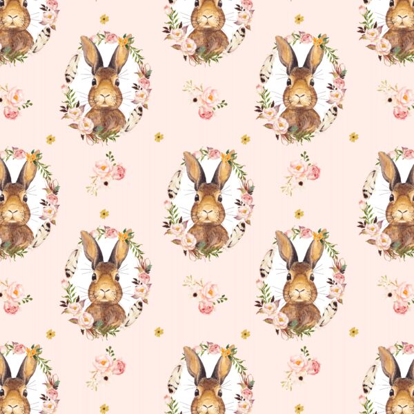 Little Bunny Love in Pale Peach