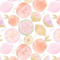 Citrus Fruit in White