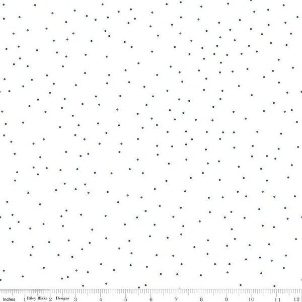 Pin Dot in Denim