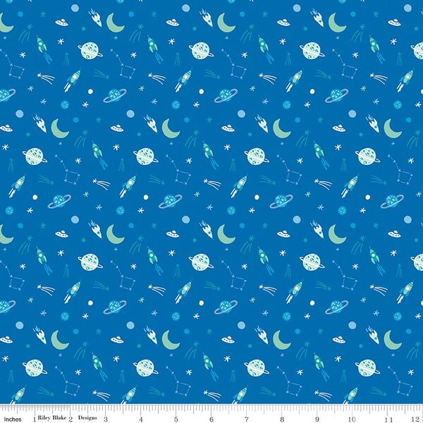 To the Moon in Cobalt