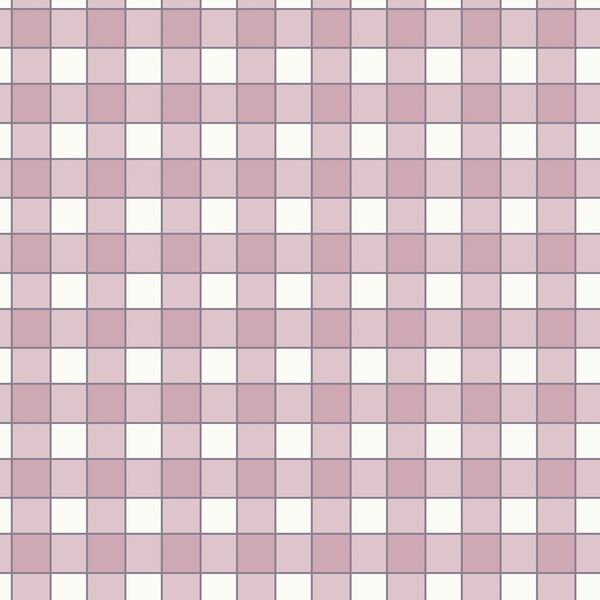 Outlined Gingham in Vintage Mauve