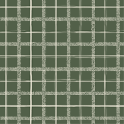 Textured Tartan in Harvest Green