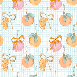 Christmas Ornaments in Aqua Ice