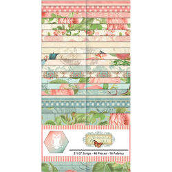 Botanical Tea 2.5" Strip Roll