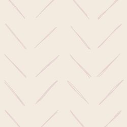 Large Chevron in Mauve Chalk on Egret