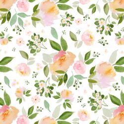 Spring Blossoms in White