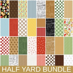 Gingerbread Half Yard Bundle
