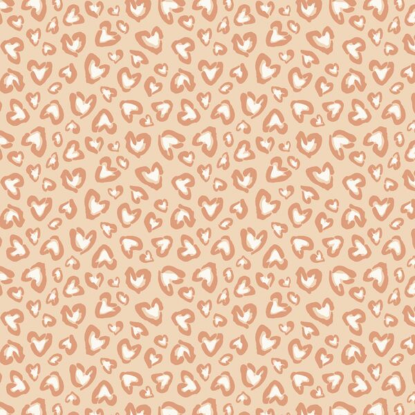 Wild Hearted in Cream Clay and Peach