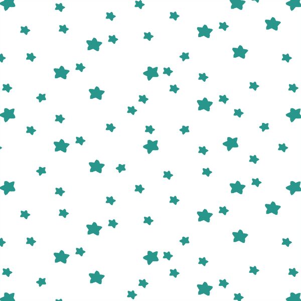 Star Light in Jade on White