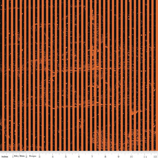Stressed Stripes in Orange
