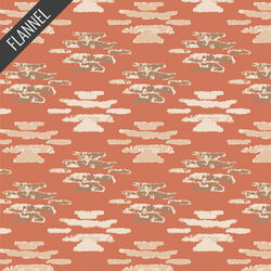 Woolen Blanket Flannel in Rust