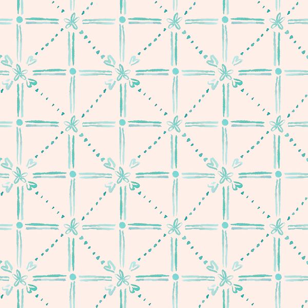 Tiles in Peach