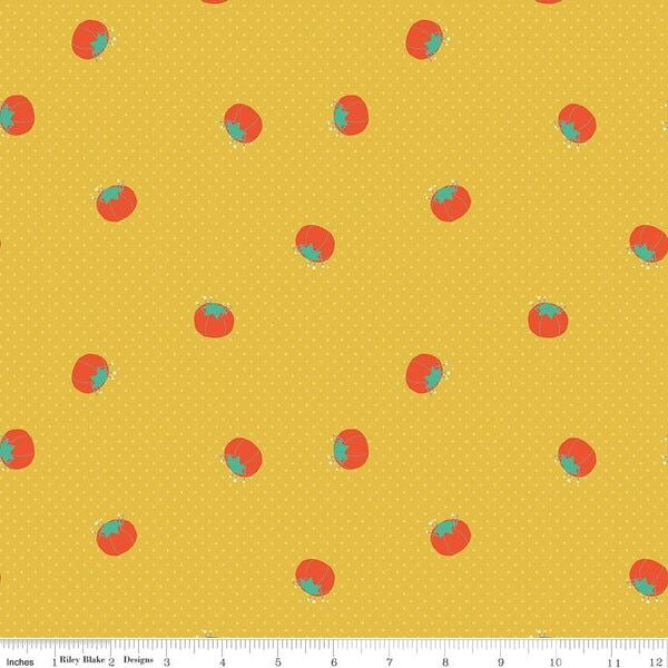 Pincushions in Yellow