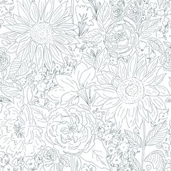 Paperie in Dark Blue on White