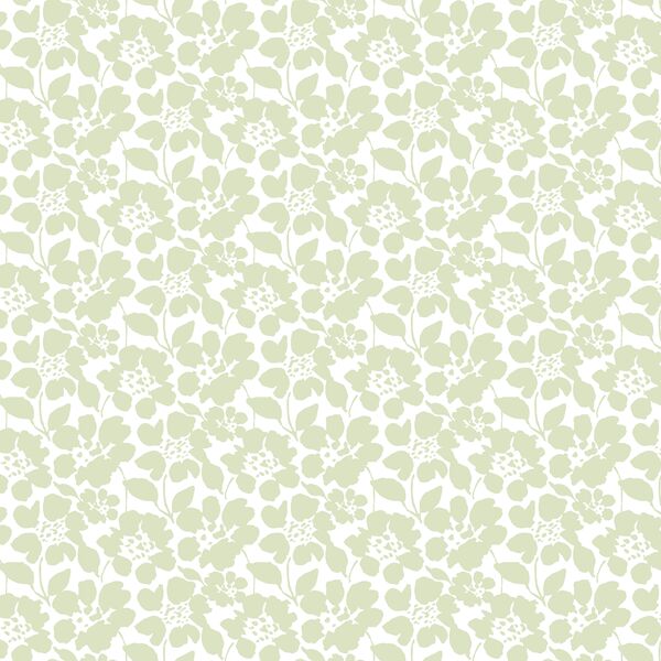 Roundabout Floral in Light Sage